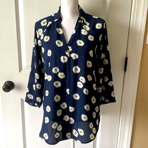 CAbi Go To Button Up blouse top # 5705 XXS